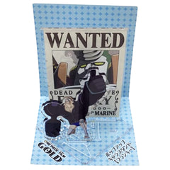 One Piece Film Gold Franky Pop-up Character Stand Theater Goods Acrylic Stands [USED]