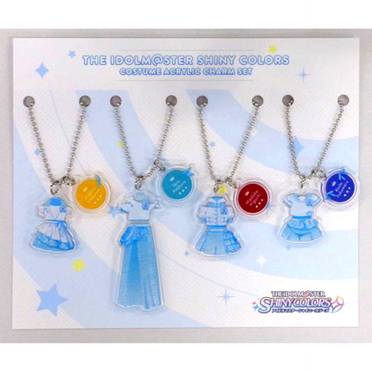 Set of 4 Noctchill THE IDOLM@STER Shiny Colors 283 Pro Costume Acrylic Charm [USED]