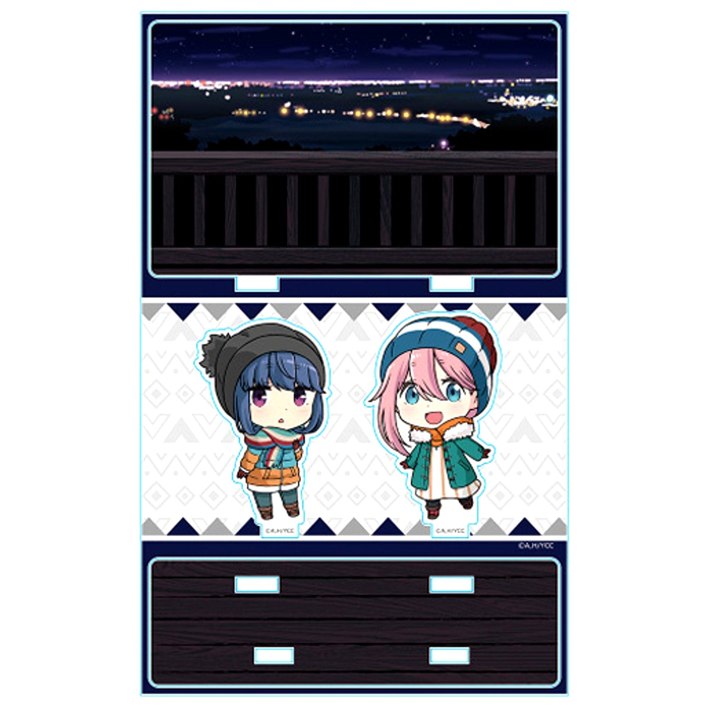 Nadeshiko Kagamihara & Rin Shima C. Laid-Back Camp Acrylic Diorama [USED]