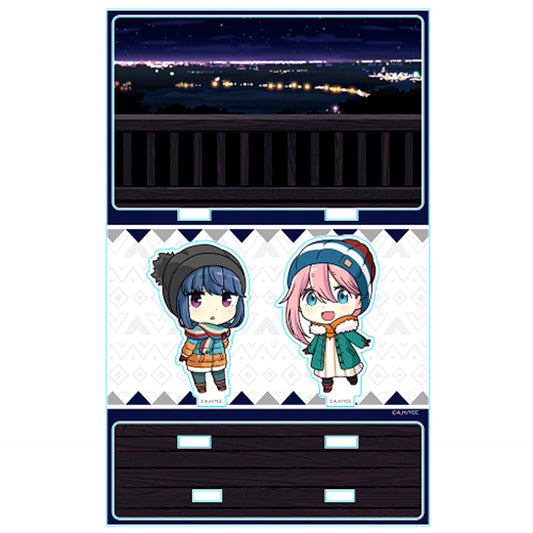 Nadeshiko Kagamihara & Rin Shima C. Laid-Back Camp Acrylic Diorama [USED]