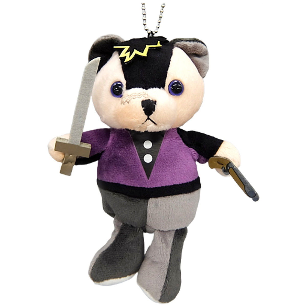 Demon Slayer: Kimetsu no Yaiba Shinazugawa Genya Bear Keychain Keychains [USED]