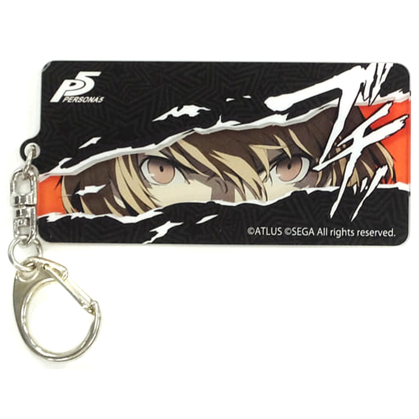 Persona 5 Goro Akechi Crow Snap! Acrylic Keychain Phantom Thieves Ikebukuro Hideout Exclusive Keychains [USED]