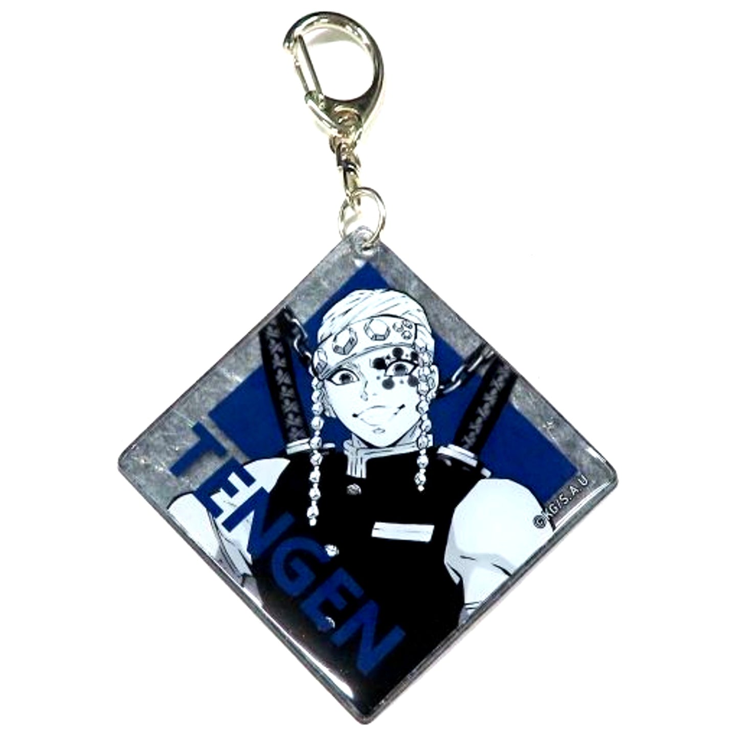 Tengen Uzui Demon Slayer: Kimetsu no Yaiba Washi Keychain Art-Pic [USED]