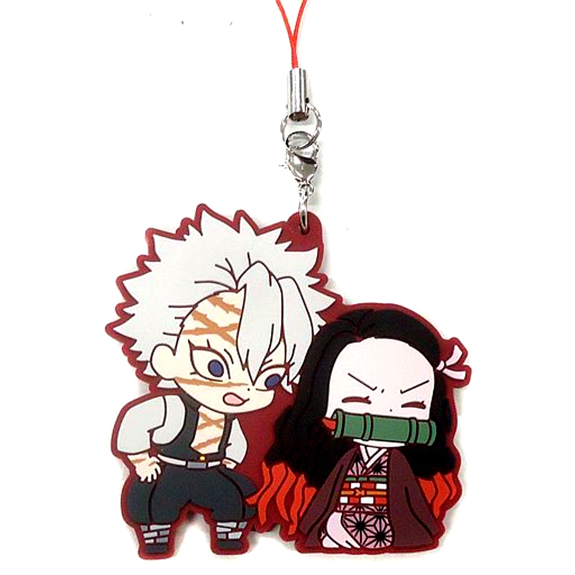 Nezuko Kamado Sanemi Shinazugawa Demon Slayer Metsu Capsule Rubber Mascot 6 [USED]