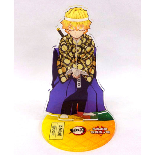 Zenitsu Agatsuma Big Acrylic Stand Demon Slayer x Kyoto Minamiza Kabuki no Yakata [USED]