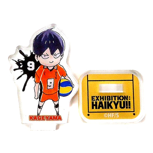 Tobio Kageyama Haikyu!! Exhibition Tokyo Newly Drawn SD Acrylic Mini Figure [USED]