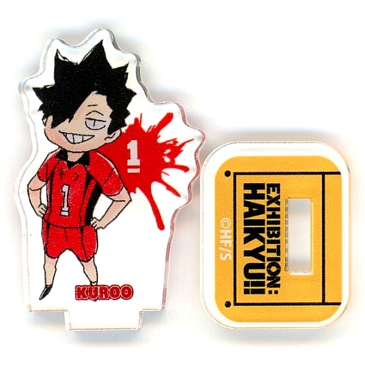 Tetsuro Kuroo Haikyu!! Exhibition Tokyo Newly Drawn SD Acrylic Mini Figure [USED]