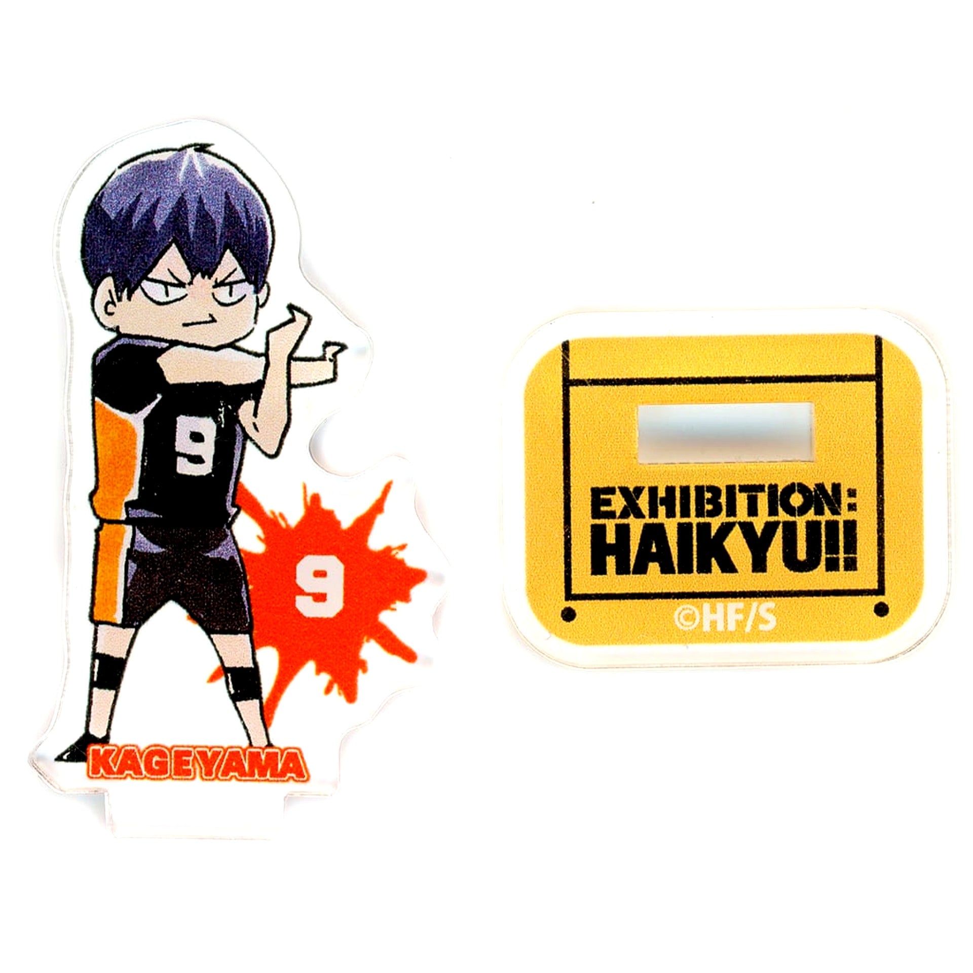 Tobio Kageyama - Rare Haikyu!! Exhibition Tokyo Newly Drawn SD Acrylic mini Figure [USED]