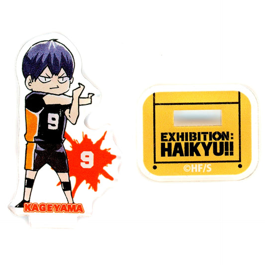 Tobio Kageyama - Rare Haikyu!! Exhibition Tokyo Newly Drawn SD Acrylic mini Figure [USED]