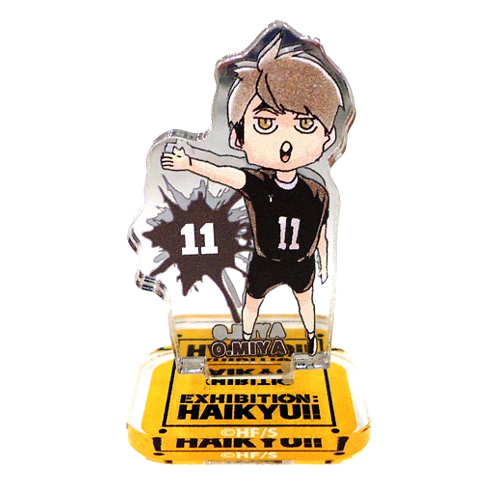 Osamu Miya - Rare Haikyu!! Exhibition Tokyo Newly Drawn SD Acrylic Mini Figure [USED]