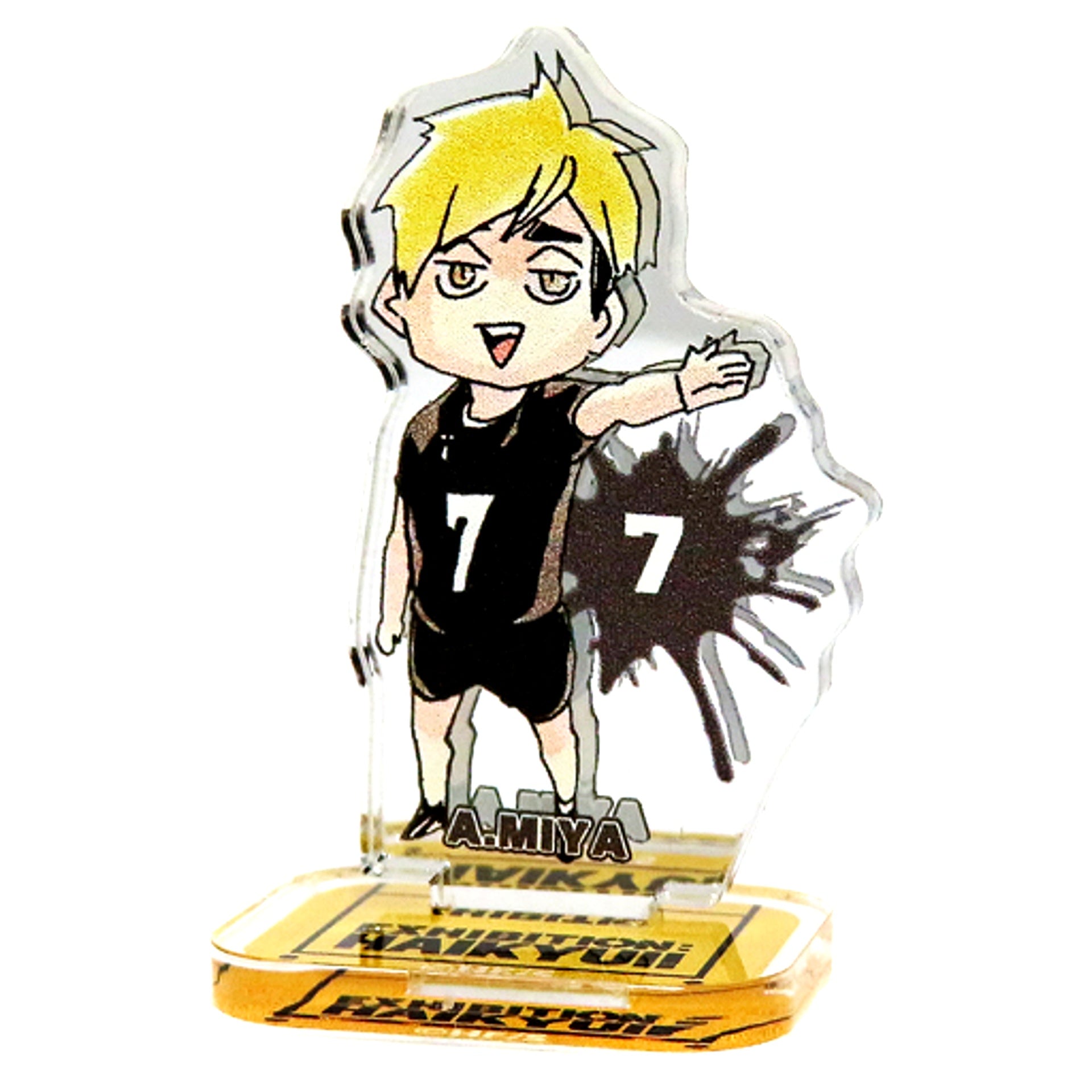 Atsumu Miya - Rare Haikyu!! Exhibition Tokyo Newly Drawn SD Acrylic Mini Figure [USED]