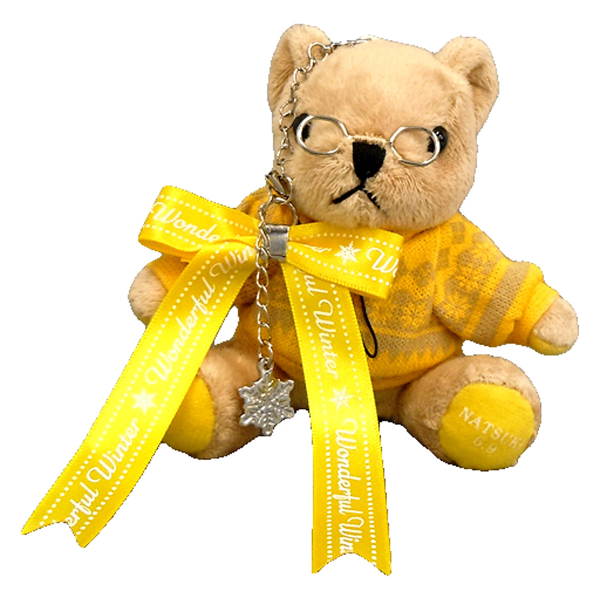 Natsuki Shinomiya Uta no Prince Sama Mini Bear Pri Strap SHINING STORE LOT 2019 Ver. Limited Prize A-3 Key Ring [USED]