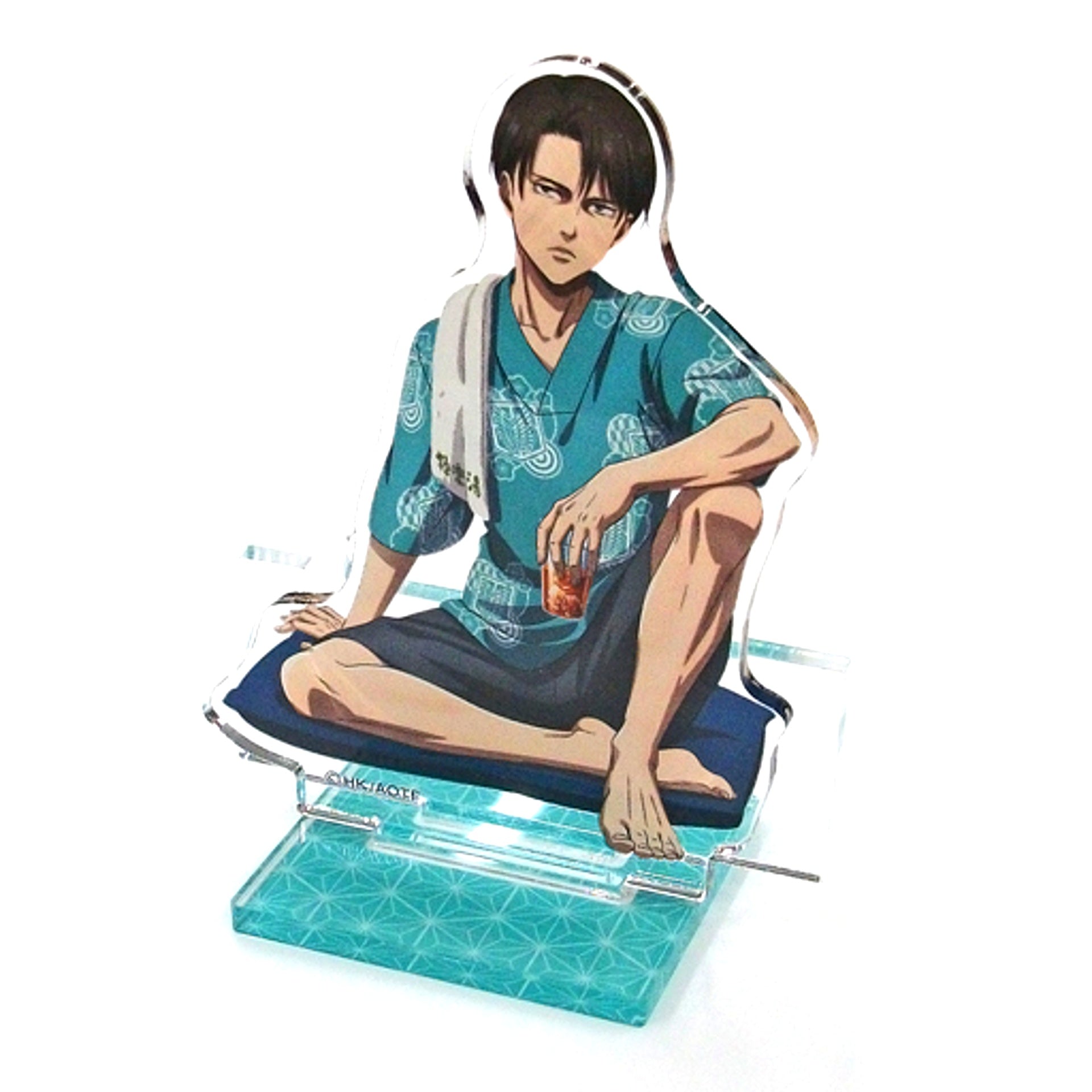 Levi Ackerman Attack on Titan Gokurakuyu RAKU SPA Life Size Acrylic Stand [USED]