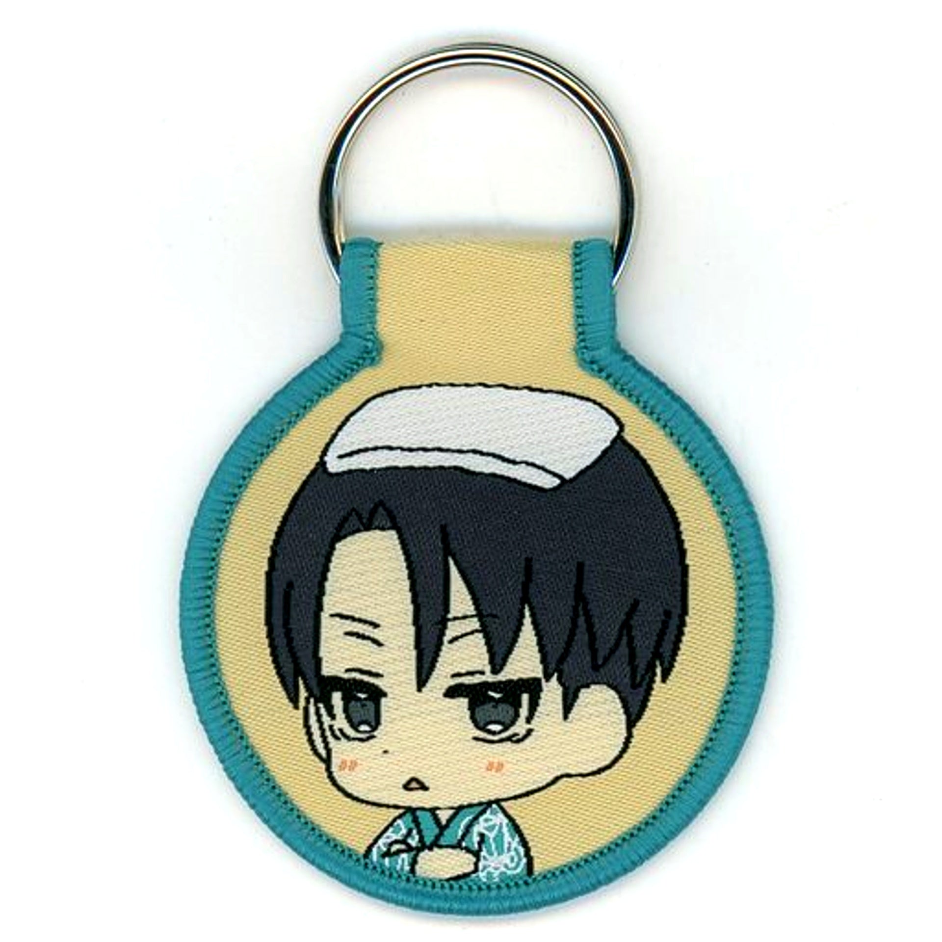 Levi Attack on Titan x Gokurakuyu RAKU SPA Patch Keychain The SENTO Season [USED]