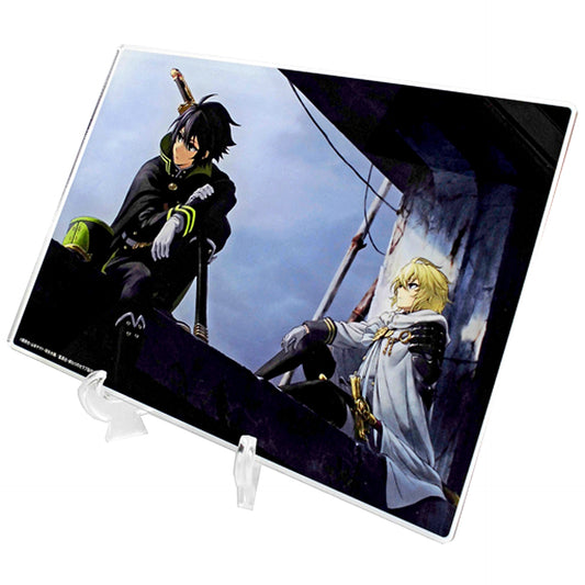 Yuichiro Hyakuya & Mikaela Hyakuya 01. Acrylic Art Board Seraph of the End [USED]