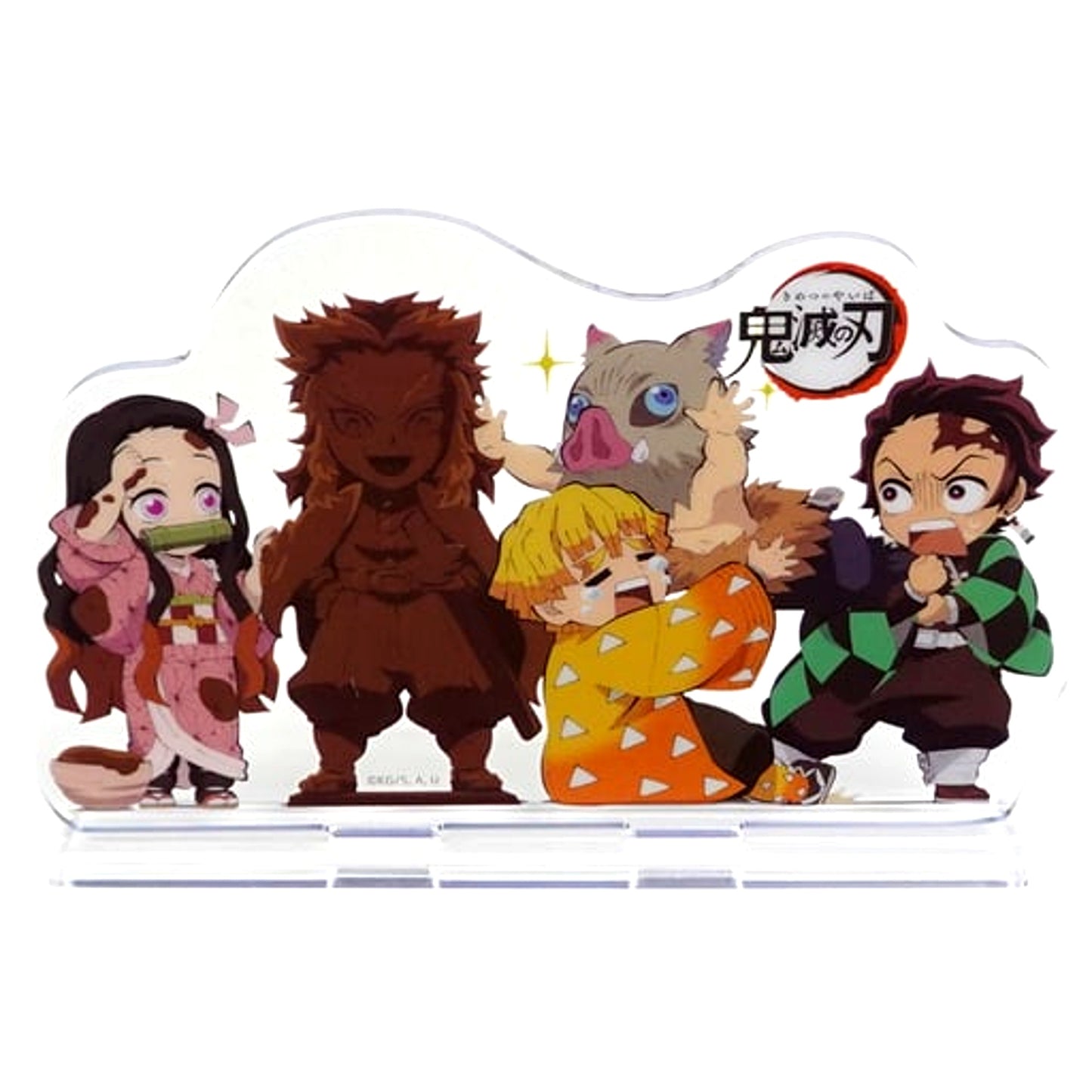 Group Acrylic Stand Demon Slayer ufotable Cafe / Machi Asobi CAFE Valentine Event 2021 [USED]