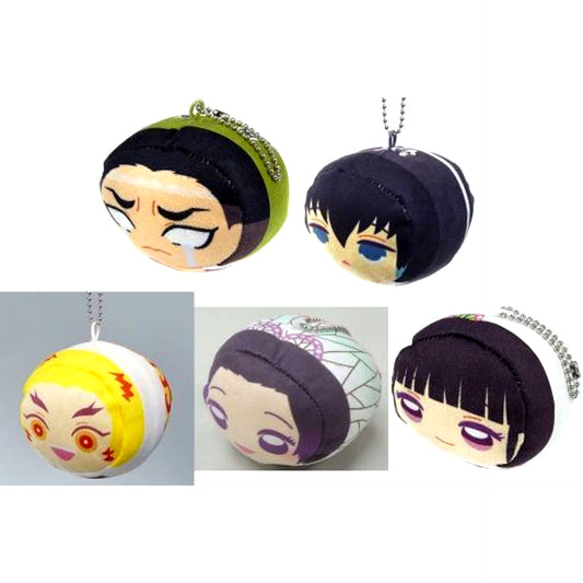 Set of 5 Demon Slayer Muni Muni Marshmallow Mascot 2 [USED]