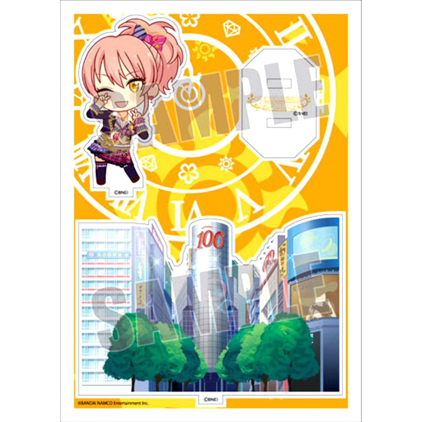 Mika Jougasaki THE IDOLM@STER Cinderella Girls Acrylic Character Plate Petit 24 [USED]