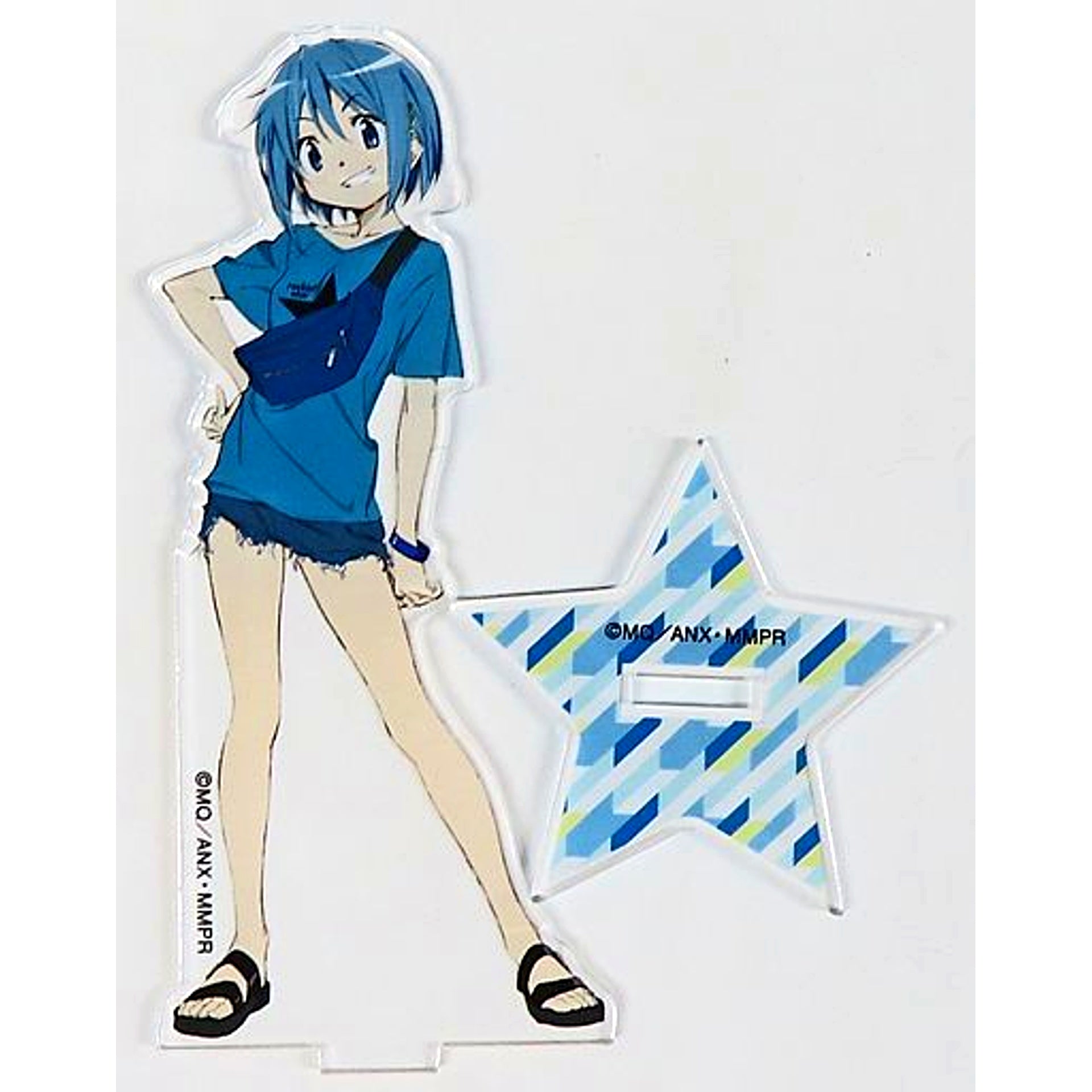Sayaka Miki rockin'star x Puella Magi Madoka Magica Illustration Acrylic Stand [USED]