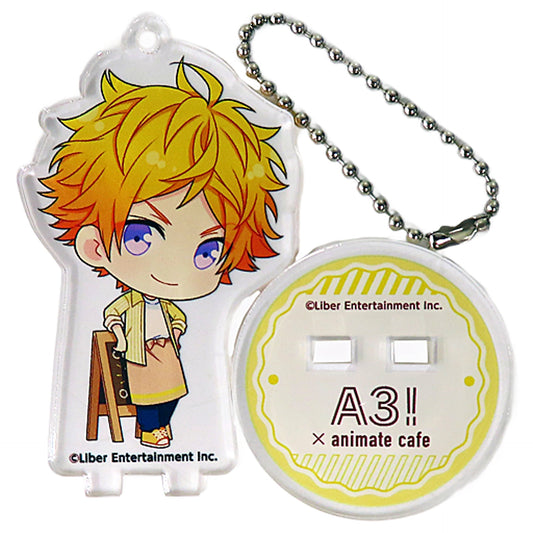Tenma Sumeragi A3! Random Acrylic Stand Keychain Summer Group Ver. animatecafe Business Trip Version Limited [USED]
