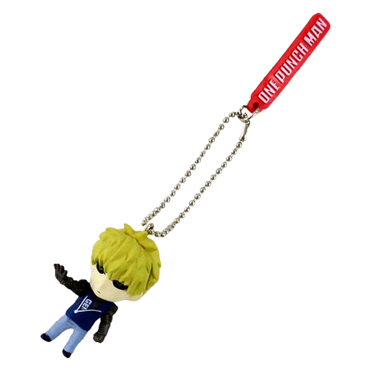 Genos One Punch Man Figure Keychain 3 [USED]
