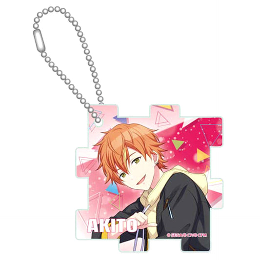 Hatsune Miku: Colorful Stage! Akito Shinonome Acrylic Puzzle Keychain Vivid Bad Squad Keychains [USED]