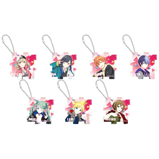 Hatsune Miku: Colorful Stage! Kohane Azusawa & Others All 7 Types Set Acrylic Puzzle Keychain Vivid Bad Squad Keychains [USED]