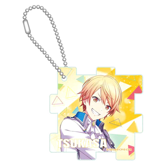 Hatsune Miku: Colorful Stage! Tsukasa Tenma Acrylic Puzzle Keychain Wonderlands X Showtime Keychains [USED]