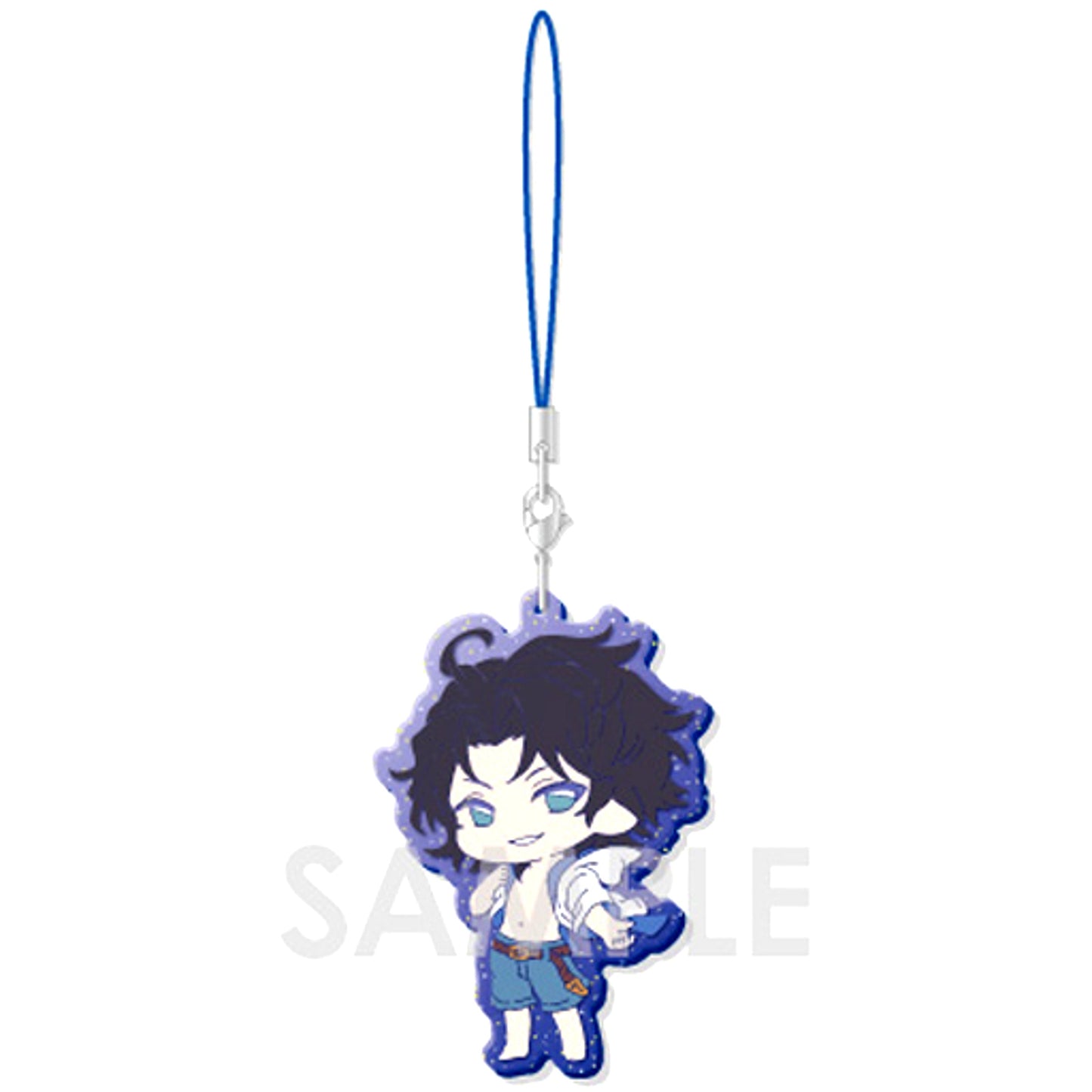 G. Lancelot Granblue Fantasy Clear Rubber Strap Kappa Summer Chronicle [USED]