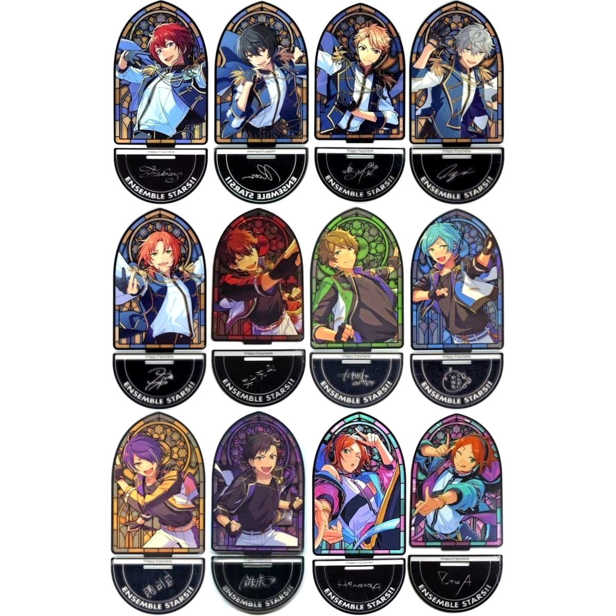 Ensemble Stars!! Tsukasa Suo & Others All 12 Types Set Flower Window Door Acrylic Stand C China Limited Acrylic Stands [USED]