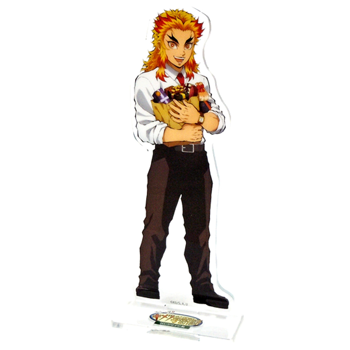 Kyojuro Rengoku Random Acrylic Stand Demon Slayer Kimetsu Festival Online Anime 2nd Anniversary Festival Kimetsu Academy Valentine ufotable WEBSHOP Made-to-Order Limited [USED]