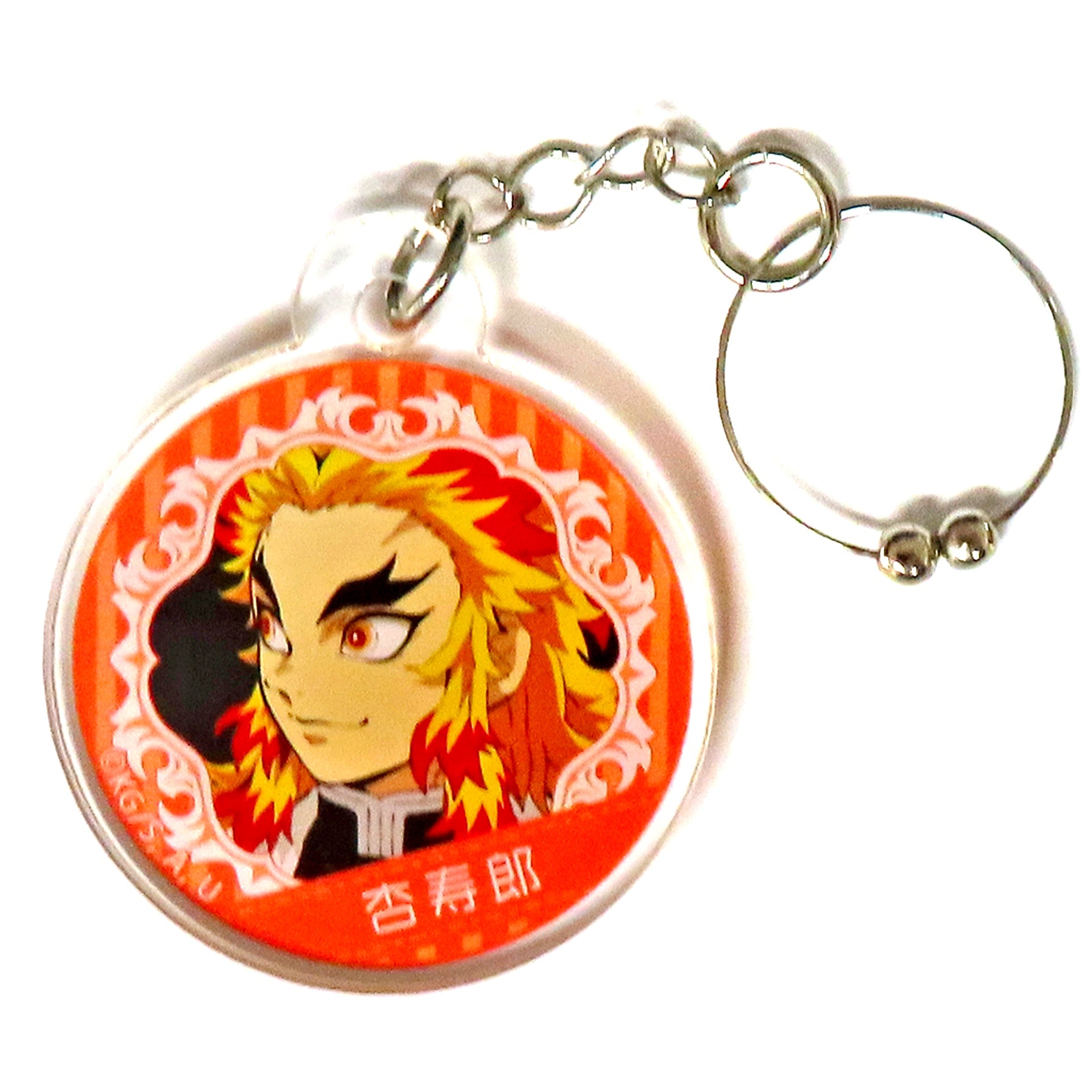 Kyojuro Rengoku Demon Slayer Kimetsu no Yaiba KIMETSU CAFE IN SWEETS PARADISE Trading Glass Marker [USED]
