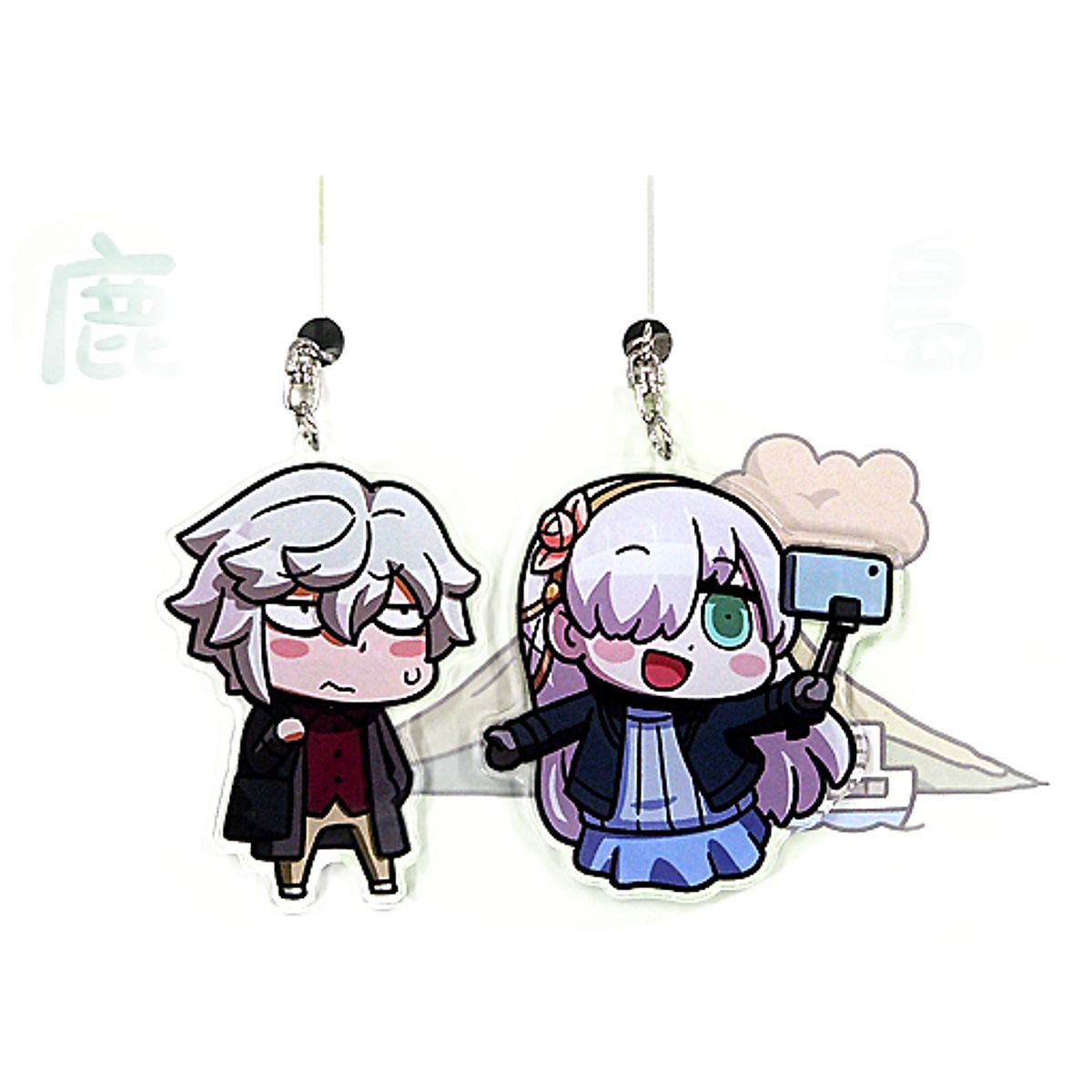 Kadoc Anastasia Fate/Grand Order Local Illustration Acrylic Charms Kagoshima Winter Caravan Online 2021 Limited Set of 2 Charm [USED]