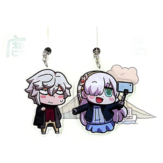 Kadoc Anastasia Fate/Grand Order Local Illustration Acrylic Charms Kagoshima Winter Caravan Online 2021 Limited Set of 2 Charm [USED]