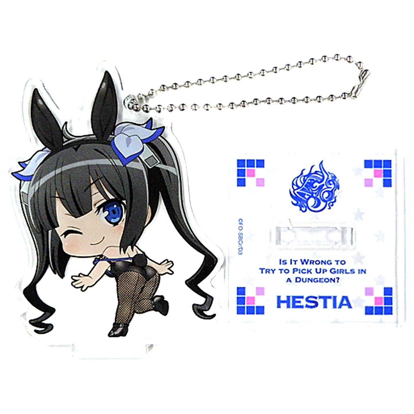 Hestia Bunny Mini Character Acrylic Stand Ota Kuji Is It Wrong to Try to Pick Up Girls in a Dungeon? III Hestia Only COLLECTION! D-4 Prize [USED]