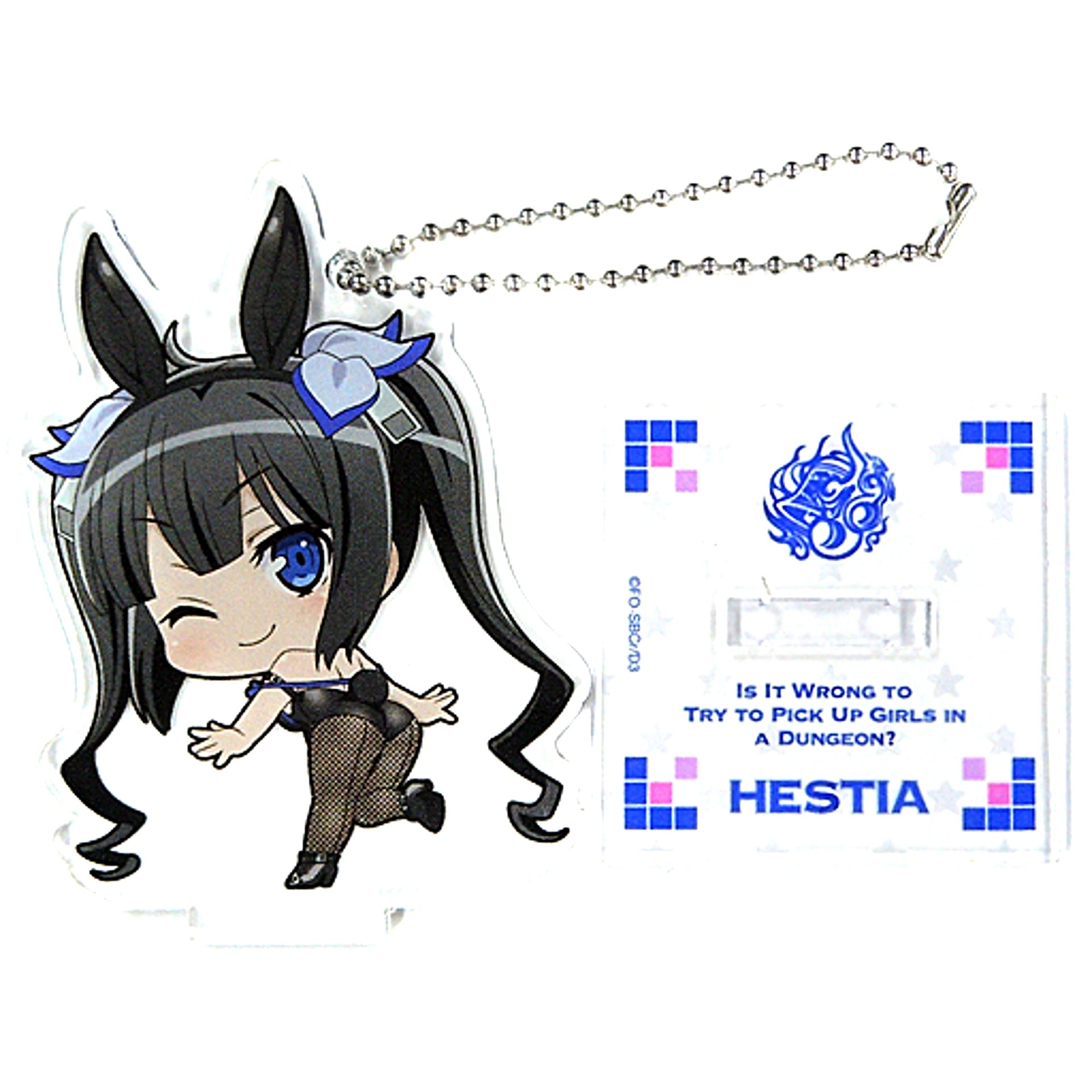 Hestia Bunny Mini Character Acrylic Stand Ota Kuji Is It Wrong to Try to Pick Up Girls in a Dungeon? III Hestia Only COLLECTION! D-4 Prize [USED]