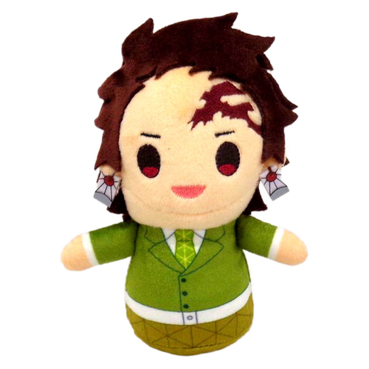 Tanjiro Kamado Kimetsu Gakuen Ver. Demon Slayer: Kimetsu no Yaiba Potetto Mascot Plush Toy Demon Slayer Festival Online: Anime 2nd Anniversary Festival Aniplex+ Made-To-Order Limited Plush Toys [USED]