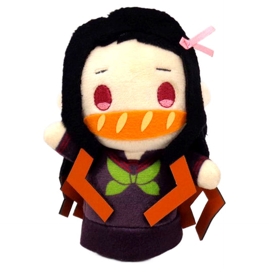Demon Slayer: Kimetsu no Yaiba Nezuko Kamado Kimetsu Gakuen Ver. Potetto Mascot Plush Toy Aniplex+ Order Production Limited Kimetsu Festival Online Animation 2nd Anniversary Celebration Keychains [USED]