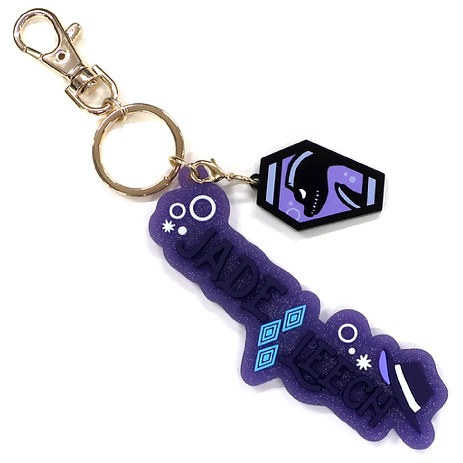 Jade Leech Disney Twisted Wonderland Name Charm [USED]