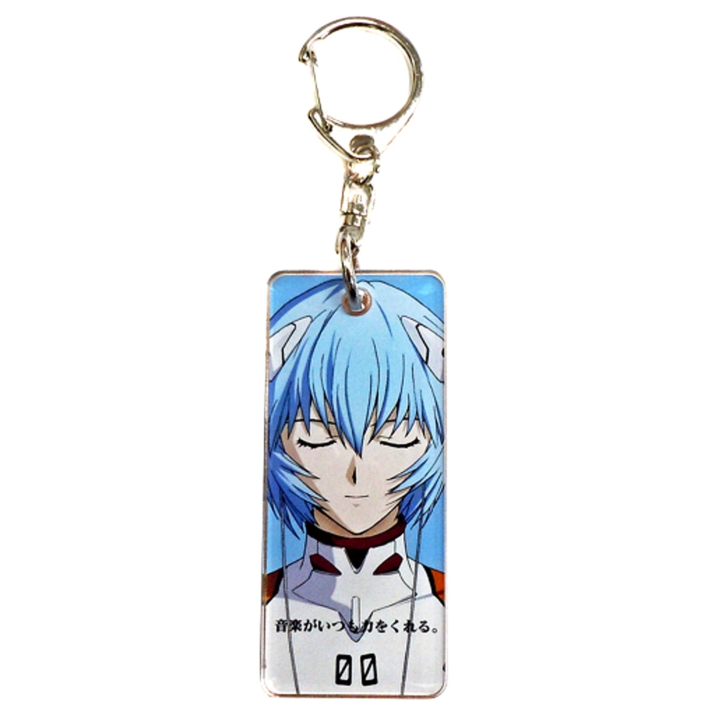 Rei Ayanami & Unit-00 Trading Acrylic Keychain Evangelion: 3.0+1.0 x TOWER RECORDS [USED]