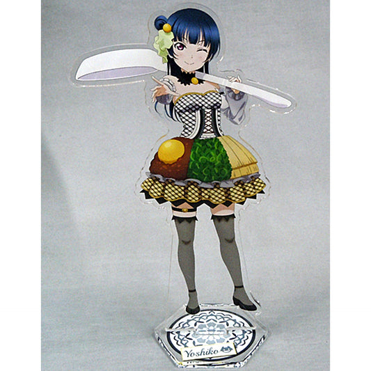 Yoshiko Tsushima Hood Outfit Acrylic Stand Sega Collabo Cafe Love Live! Sunshine!! [USED]