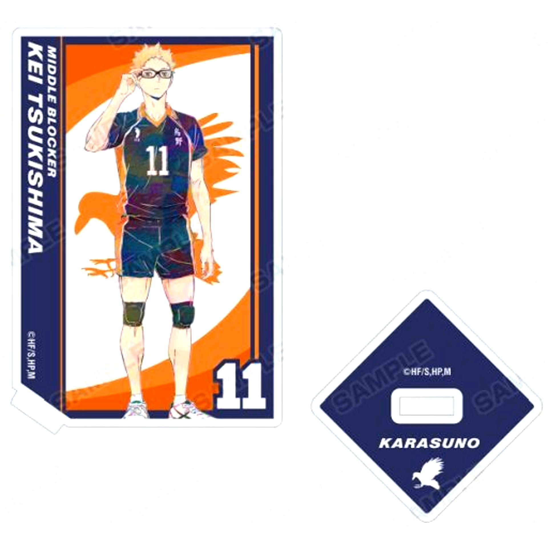 Kei Tsukishima Haikyu!! TO THE TOP Trading Ani-Art 4th Acrylic Stand [USED]