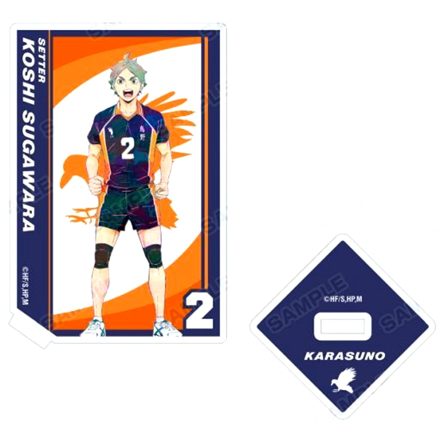 Koshi Sugawara Haikyu!! TO THE TOP Trading Ani-Art 4th Acrylic Stand [USED]