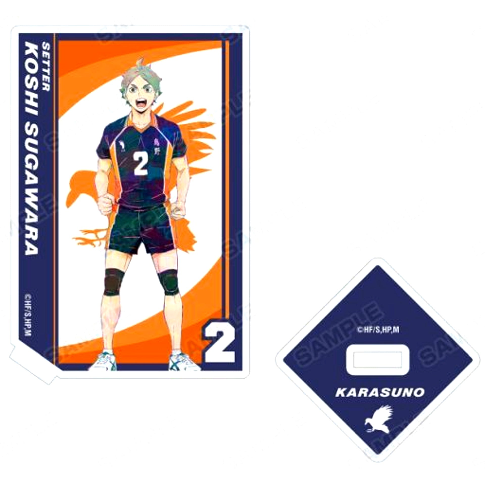 Koshi Sugawara Haikyu!! TO THE TOP Trading Ani-Art 4th Acrylic Stand [USED]