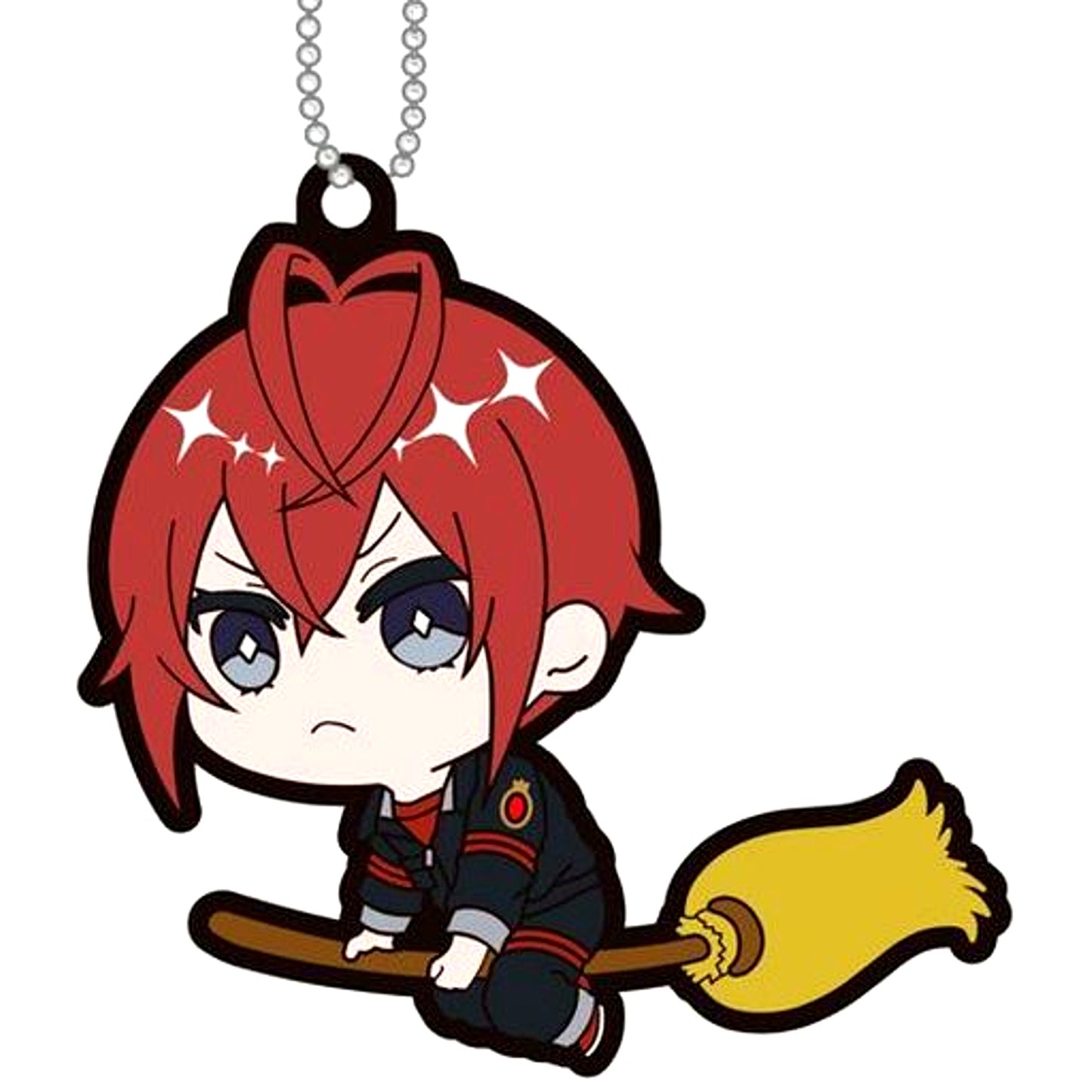Riddle Rosehearts Disney Twisted Wonderland Flight Class Rubber Keychain Vol.1 [USED]