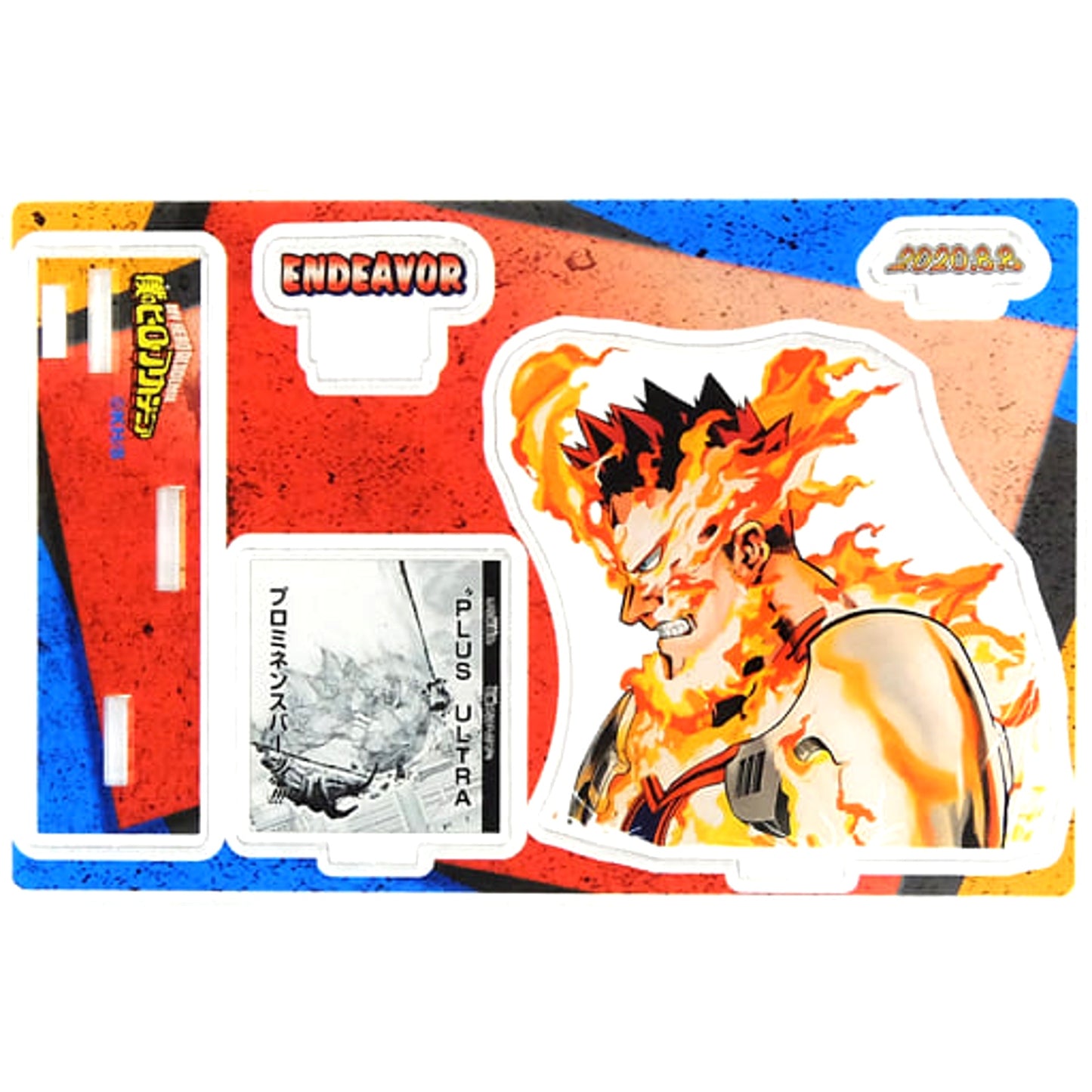 My Hero Academia Endevor Famous Scene Diorama figure Acrylic Stands [USED]