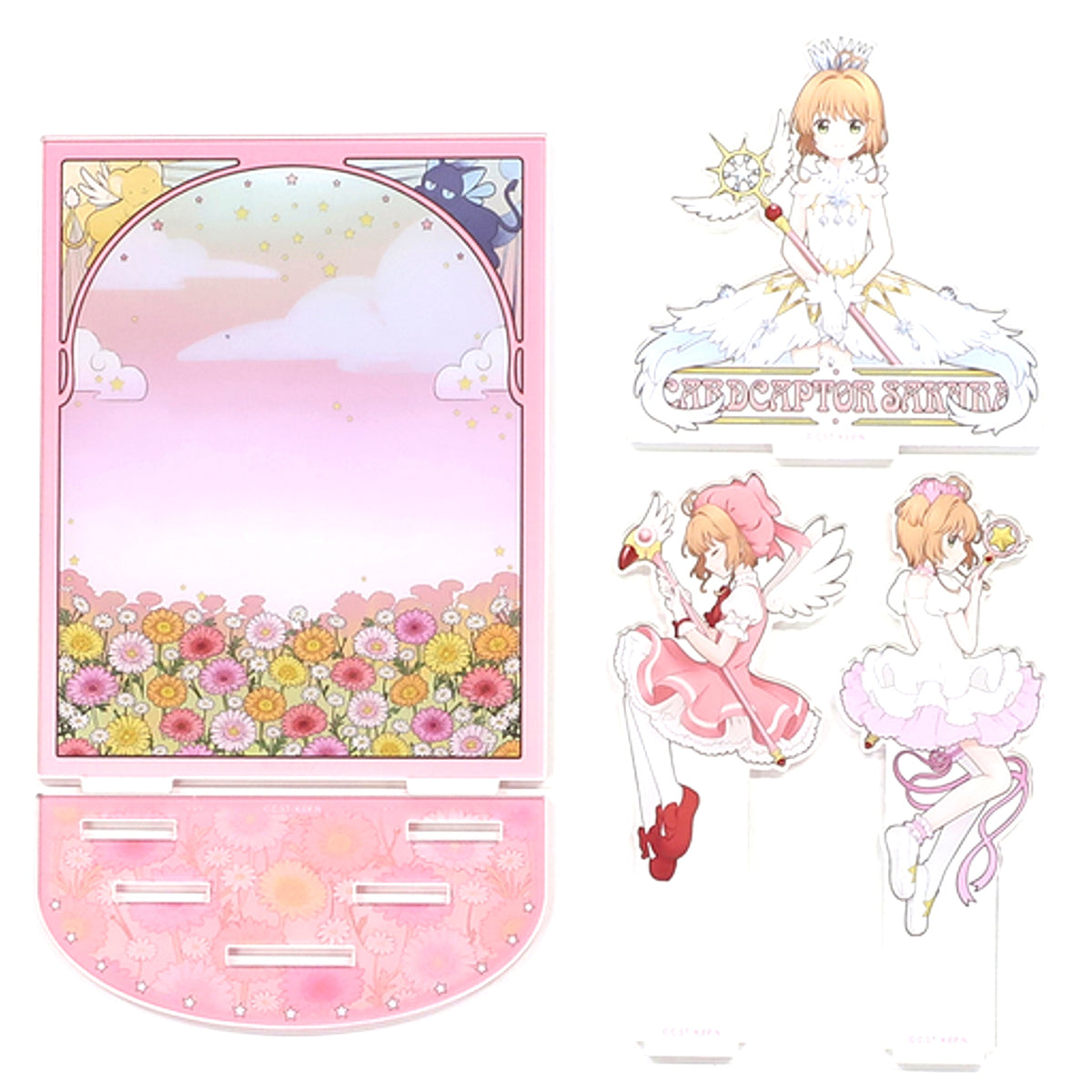 Sakura Kinomoto Cardcaptor Sakura Clear Card Acrylic Diorama Stand x PARCO Fleur Garden [USED]