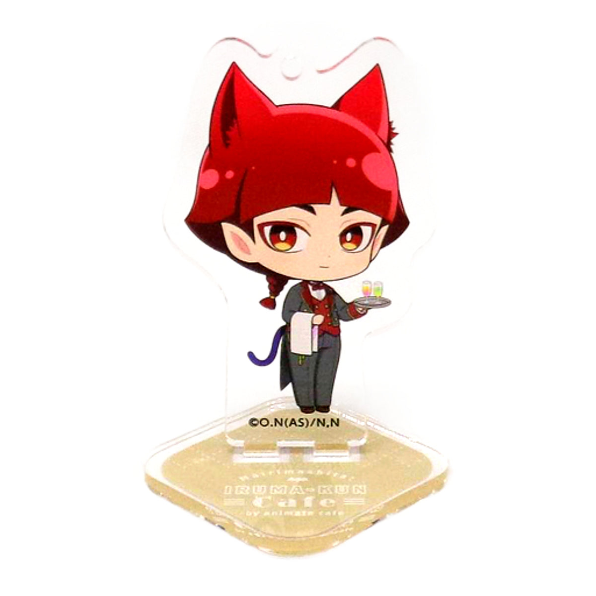 Welcome to Demon School! Iruma kun Opera Trading Acrylic Stand Keychain Hareza Ikebukuro By animatecafe Limited Keychains [USED]