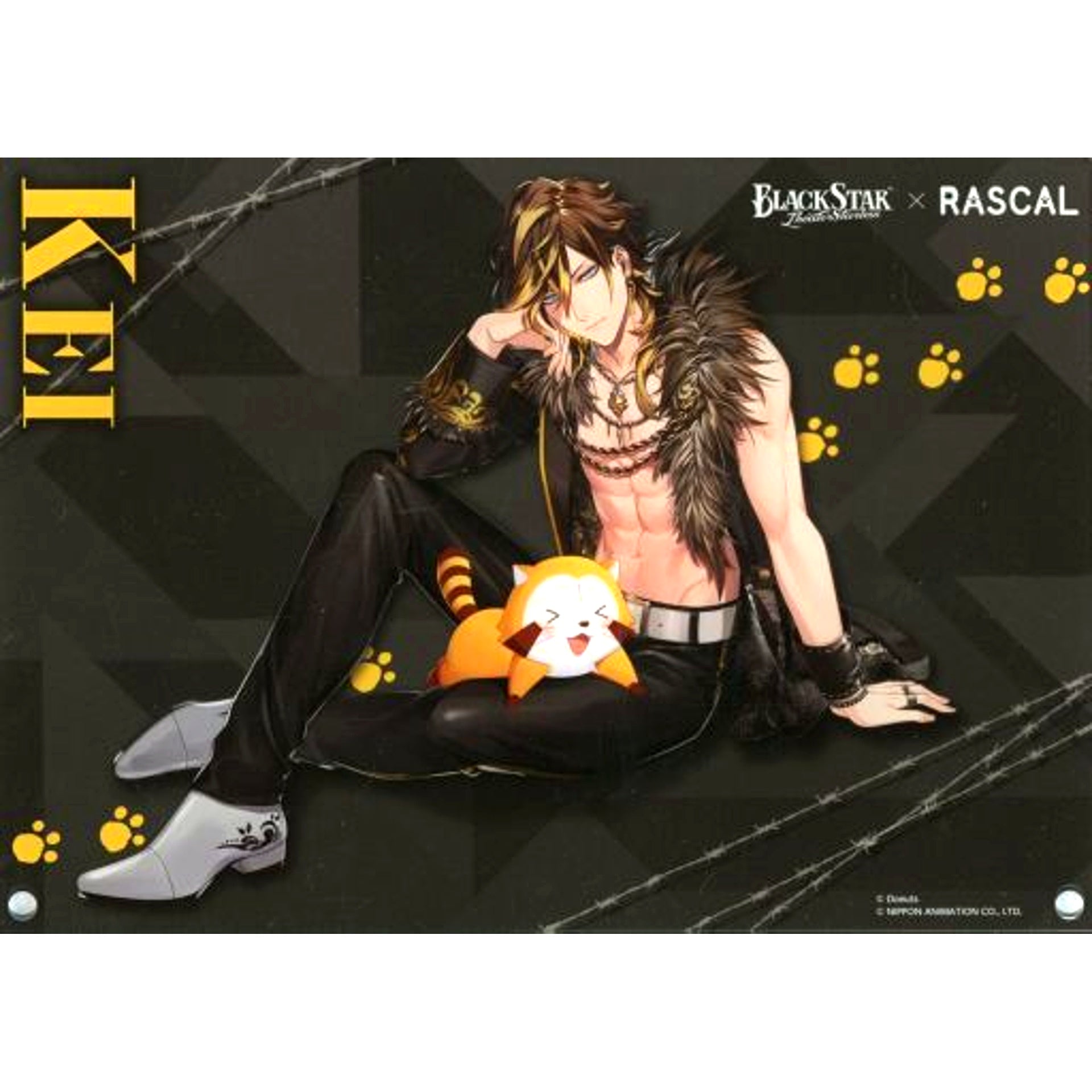 Kei Black Star Theater Starless B Prize Acrylic Board x Rascal Collaboration Shop in Marui Epos Card Member Limited Purchase Lottery [USED]