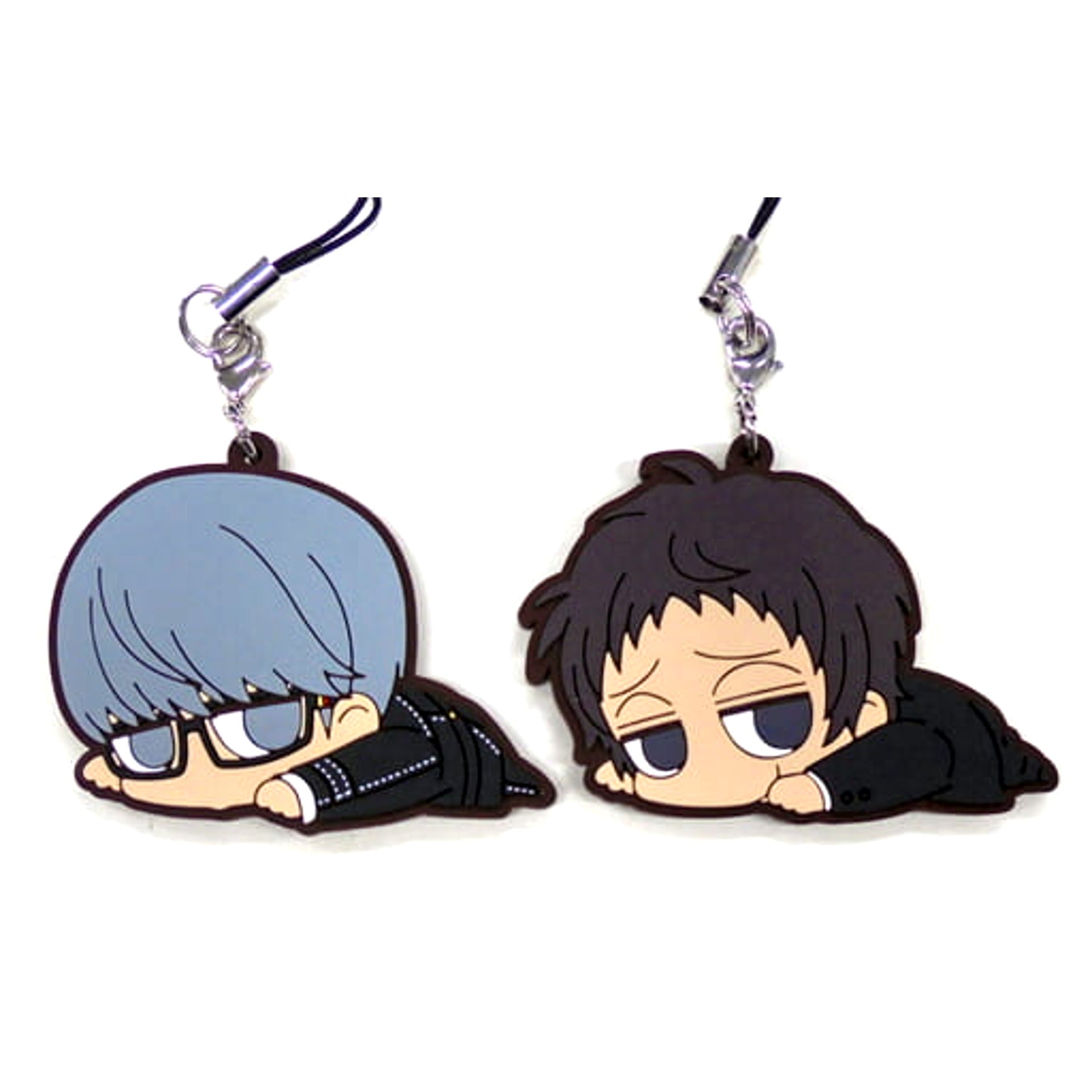 Persona 4: Golden Yu Narukami Toru Adachi Darun Rubber Strap Set Keychains [USED]
